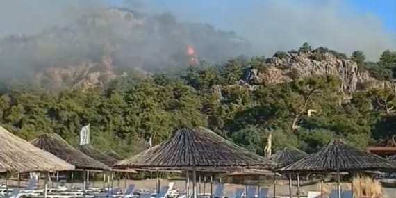 SON DAKİKA – Muğla Dalaman Sarıgerme’de Orman Yangını! Alevler Rüzgarla Birlikte Hızla Yayılıyor