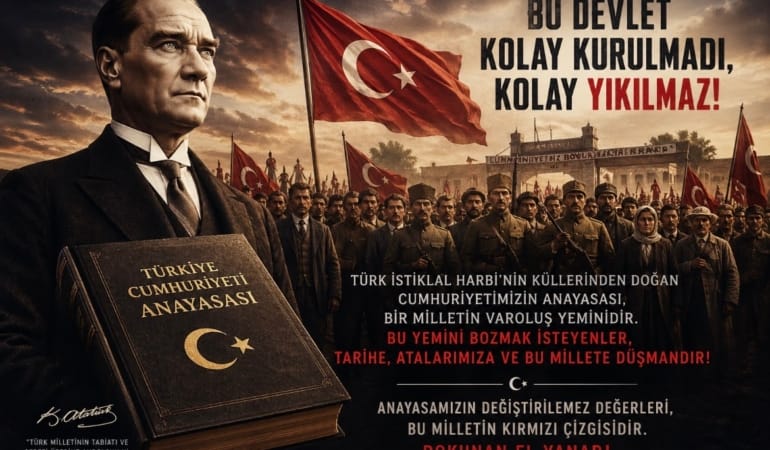 Bu Devletin Temeli Kanla Atıldı, Kalemle Bozulamaz!