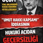 mehmet uçum yine bilmediği hukuk hakkında beyanda bulundu