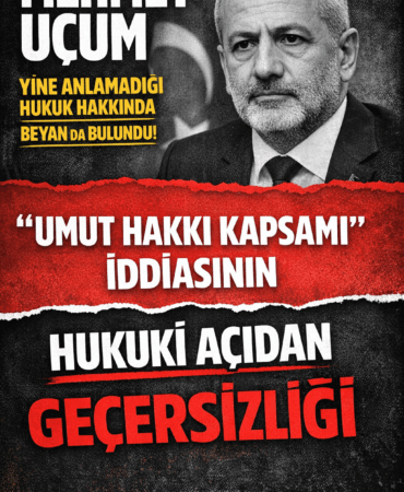 mehmet uçum yine bilmediği hukuk hakkında beyanda bulundu