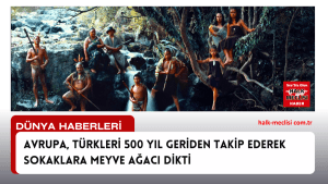AVRUPA, TÜRKLERİ 500 YIL GERİDEN TAKİP EDEREK SOKAKLARA MEYVE AĞACI DİKTİ