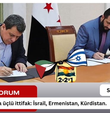 ArzıMevudta üçlü ittifak İsrail, Ermenistan, Kürdistan