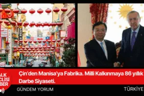 Çinden manisaya fabrika