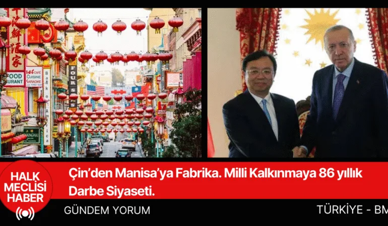 Çinden manisaya fabrika