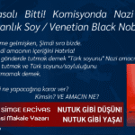 Çözüm Masalı Bitti Komisyonda Nazi ilişkisi ve Yasaklı Karanlık Soy Venetian Black Nobility Etkisi