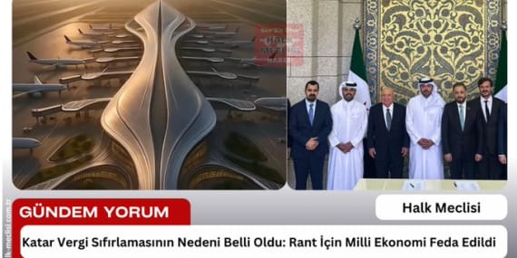 Katar Vergi Sıfırlamasının Nedeni Belli Oldu: Rant İçin Milli Ekonomi Feda Edildi