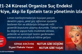 2021-24 Küresel Organize Suç Endeksi Türkiye Akp ile Epstein tarzı yönetimin izleri