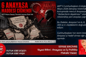 AKP’li Başkan Tek Bir Demeci ile 6 Anayasa Maddesini Çiğnedi.