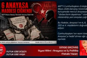 AKP’li Başkan Tek Bir Demeci ile 6 Anayasa Maddesini Çiğnedi.