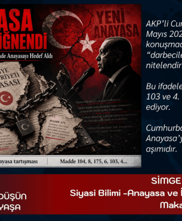 AKP’li Başkan Tek Bir Demeci ile 6 Anayasa Maddesini Çiğnedi.