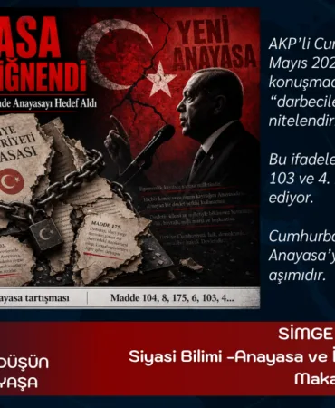 AKP’li Başkan Tek Bir Demeci ile 6 Anayasa Maddesini Çiğnedi.