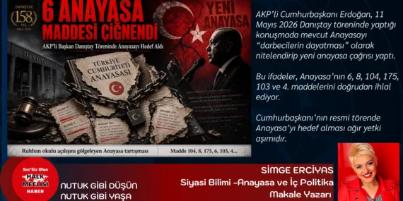 AKP’li Başkan Tek Bir Demeci ile 6 Anayasa Maddesini Çiğnedi.