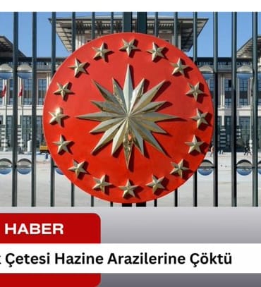 Milli Emlak Çetesi Hazine Arazilerine Çöktü