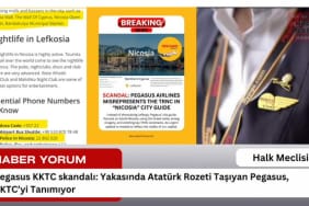 Pegasus KKTC skandalı Yakasında Atatürk Rozeti Taşıyan Pegasus, KKTC’yi Tanımıyor
