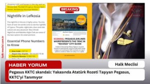 Pegasus KKTC skandalı Yakasında Atatürk Rozeti Taşıyan Pegasus, KKTC’yi Tanımıyor