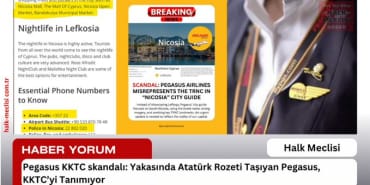 Pegasus KKTC skandalı Yakasında Atatürk Rozeti Taşıyan Pegasus, KKTC’yi Tanımıyor