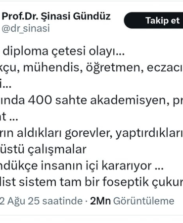 Siyasal İslamcı Öğretim Görevlisinden Kemalizm ve Atatürk’e Alçak