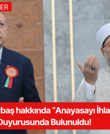 ali erbaş hakkında suç duyurusu