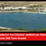 “İstanbul’un Yeni Gözdesi” dedikleri yer Aslında İçme Suyu Havzası, Ekili Tarım Arazisi!