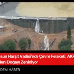 Giresun Harşit Vadisi’nde Çevre Felaketi AKP’li Vekilin Madeni Doğayı Zehirliyor