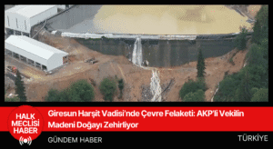 Giresun Harşit Vadisi’nde Çevre Felaketi AKP’li Vekilin Madeni Doğayı Zehirliyor