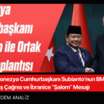 Endonezya Cumhurbaşkanı Subianto’nun BM Konuşması Barış Çağrısı ve İbranice Şalom Mesajı