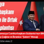 Endonezya Cumhurbaşkanı Subianto’nun BM Konuşması Barış Çağrısı ve İbranice Şalom Mesajı