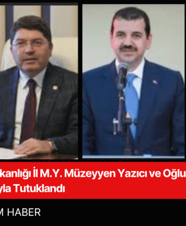 Çevre Bakanlığı İl M.Y. Müzeyyen Yazıcı ve Oğlu Ahmet Yazıcı, Zimmet Skandalıyla Tutuklandı