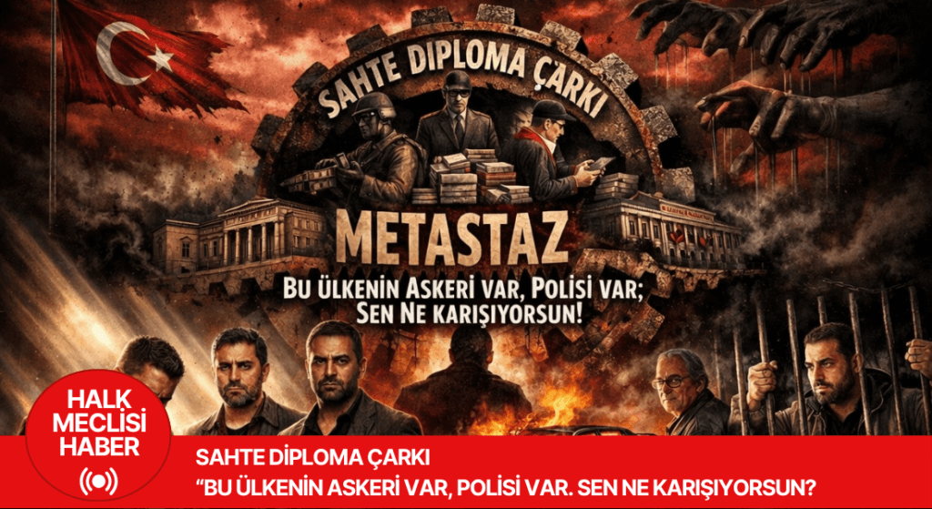 Bu ülkenin askeri var polisi var sen neden karışıyorsun.