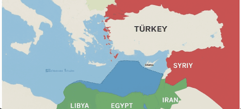 Mısır’dan Yunanistan’a Deniz Yetki Alanı Notası
